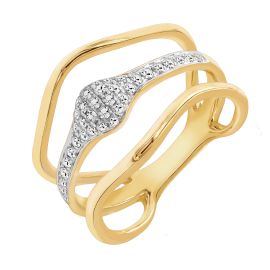Diamond Ring in Yellow Gold_C18771