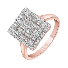 Diamond Ring in Rose Gold_C18678