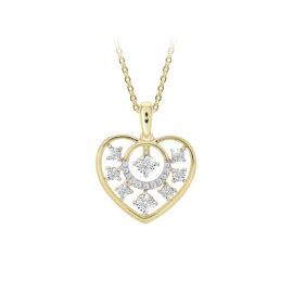 Diamond Pendant With Chain_C28985