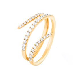 Diamond Ring in Yellow Gold_I08104