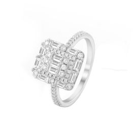 Diamond Ring in White Gold_C30580