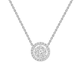 Diamond Pendant With Chain in 18k Gold_SH-45829