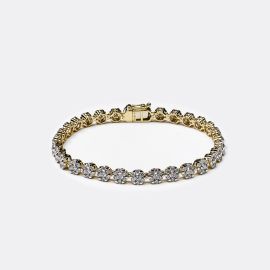 Coronet Solitaire Diamond Bracelet in 18k Yellow Gold - image 1