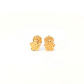 Floral Shine 18K Gold Earring - Image 1