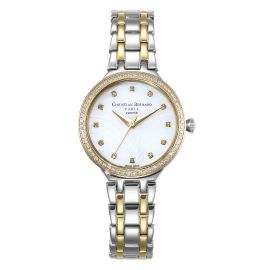 Christian Bernard Glory Island gold two-tone diamond watch