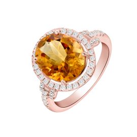 Gemstone and Diamond Ring O06362