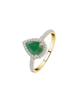 Emerald Diamond Ring_C23583