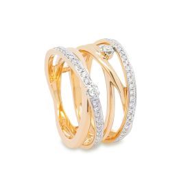 Diamond Ring in Yellow Gold_69821