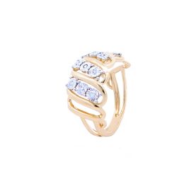 Diamond Ring in White Yellow Gold_69929