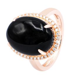 Diamond and Agate Ring_C12097