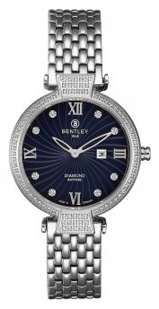 The Astral Forever Collection Diamond Watch With 84 Sapphire Pieces and Navy Blue Dial