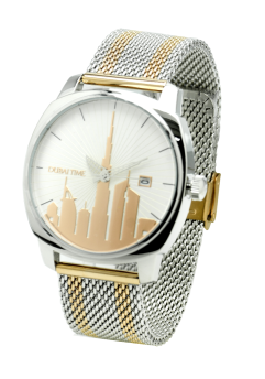 Dubai Time Mesh Band Quartz Watch_TW-140292WSRWN