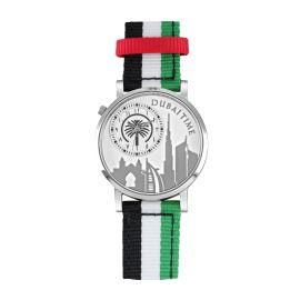 Dubai Time -National Day Model with Flag colour Strap Unisex Watch_TW-DT140309FSWN