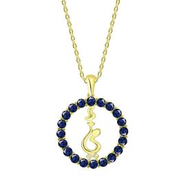 ENCHANTED UMMI PENDANT WITH DIAMOND AND SAPPHIRE  IN 18K GOLD