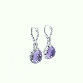 Gemstone Diamond Earrings_Z20078