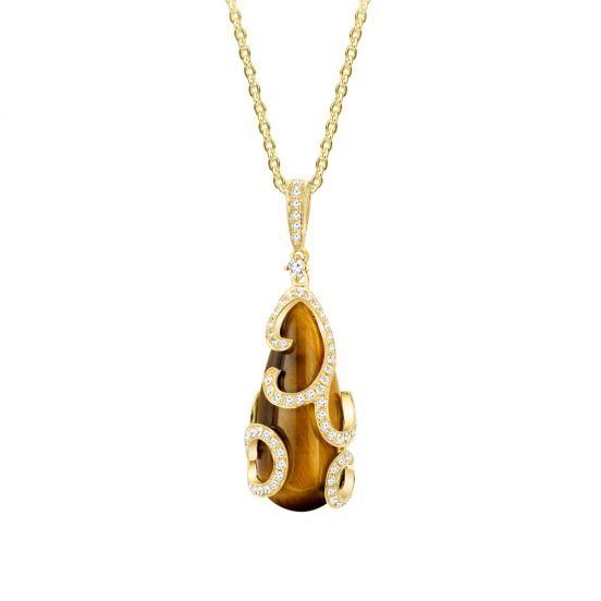 Buy Gemstone and Diamond Pendant M03581 online at Lifestyle Fine Jewelry
