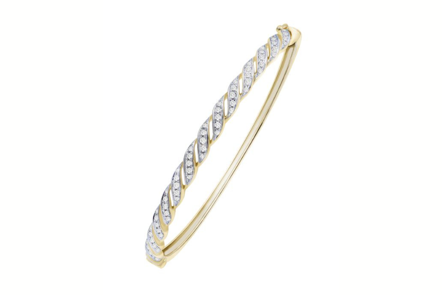 station diamond bangle