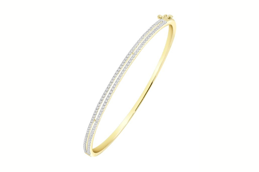 traditional diamond bangle